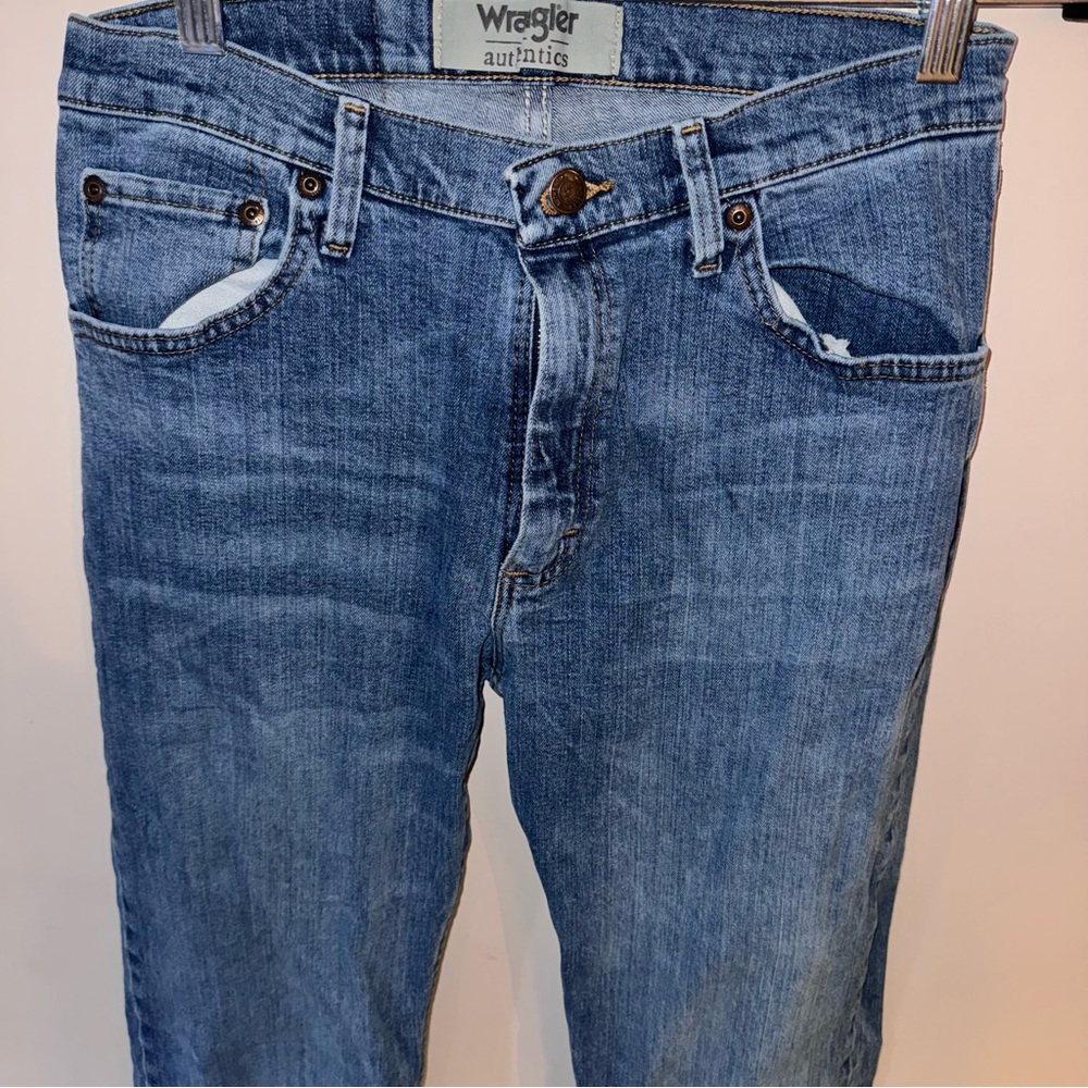 Wrangler Authentic Light Blue Denim Jeans